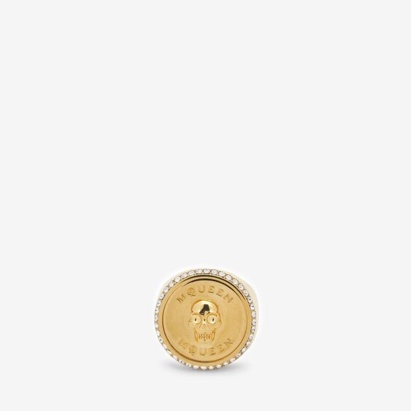 ALEXANDER MCQUEEN - Sovereign Skull Ring - Item 807027J160G4135